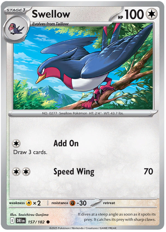 Image of Swellow Destined Rivals (DRI) #157