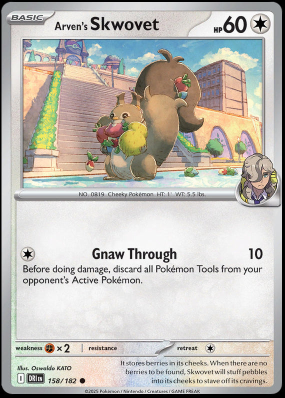 Image of Arvens Skwovet Destined Rivals (DRI) #158