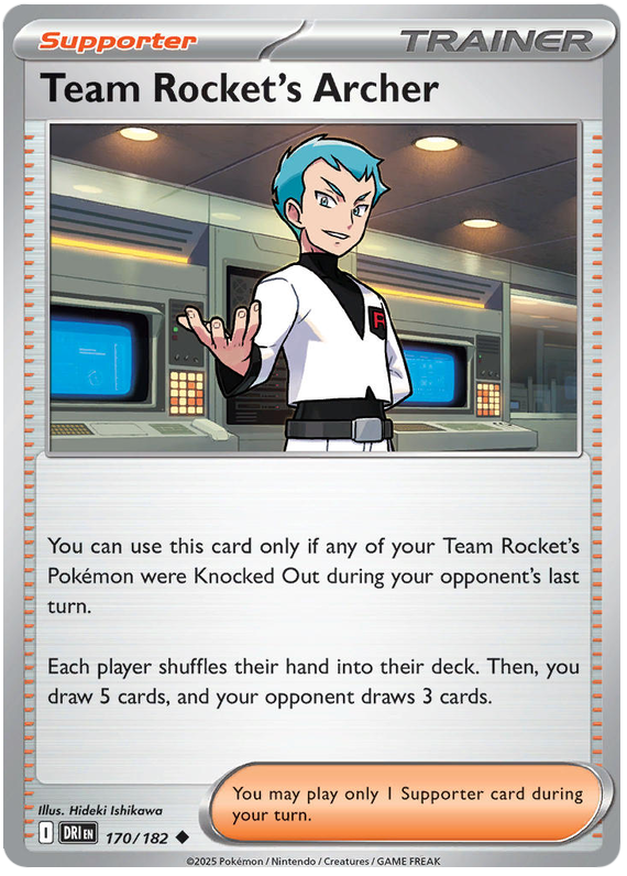 Image of Team Rockets Archer Destined Rivals (DRI) #170