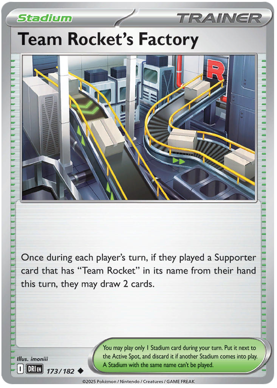 Image of Team Rockets Factory Destined Rivals (DRI) #173