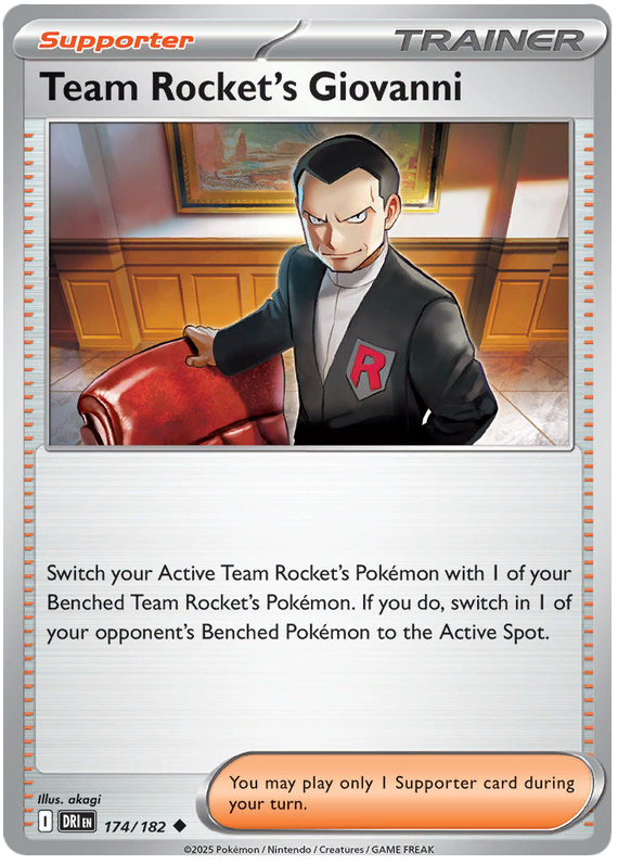 Image of Team Rockets Giovanni Destined Rivals (DRI) #174