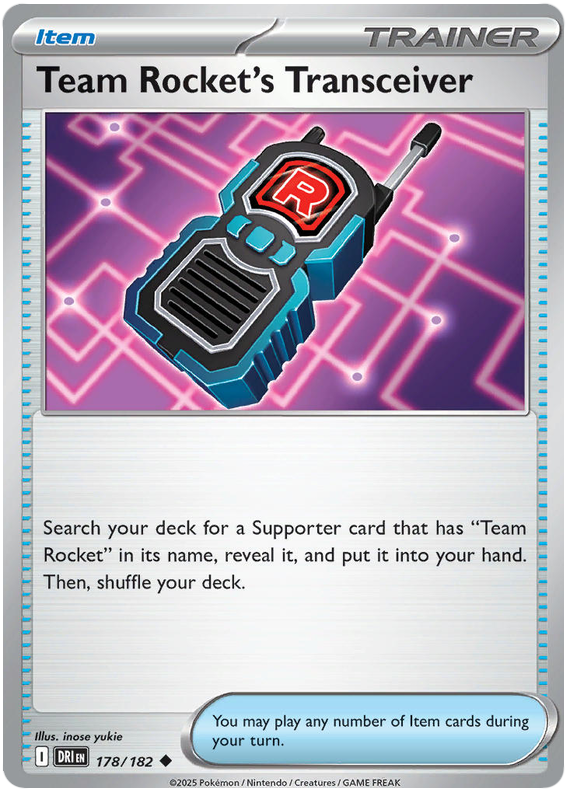 Image of Team Rockets Transceiver Destined Rivals (DRI) #178