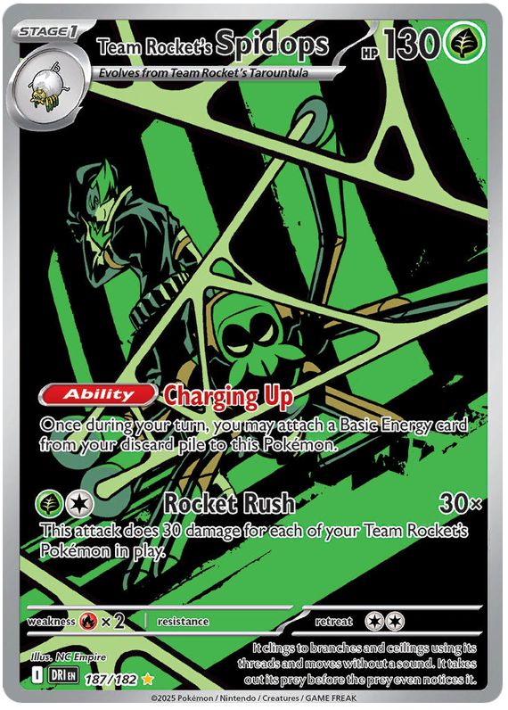 Image of Team Rockets Spidops Destined Rivals (DRI) #187