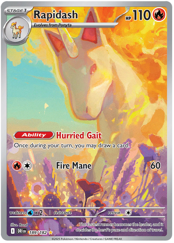 Image of Rapidash Destined Rivals (DRI) #189