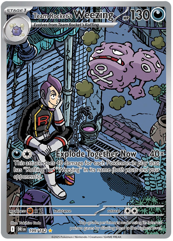 Image of Team Rockets Weezing Destined Rivals (DRI) #199