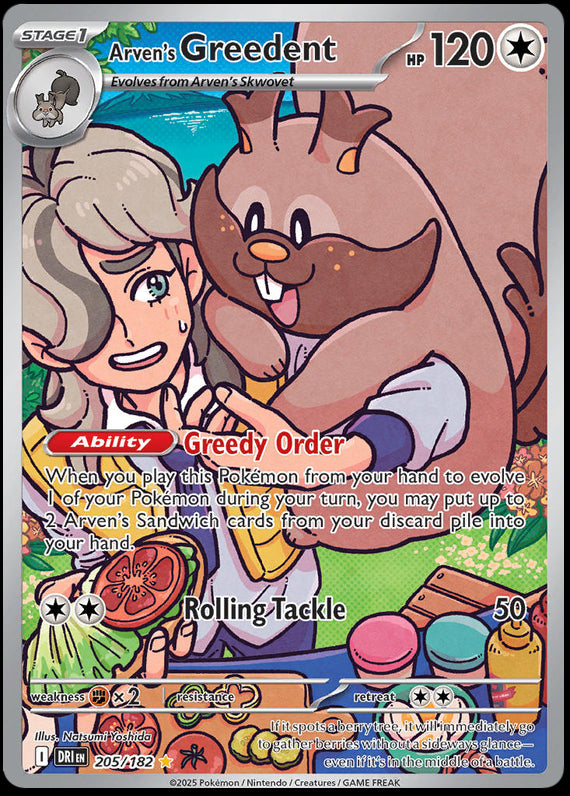 Image of Arvens Greedent Destined Rivals (DRI) #205