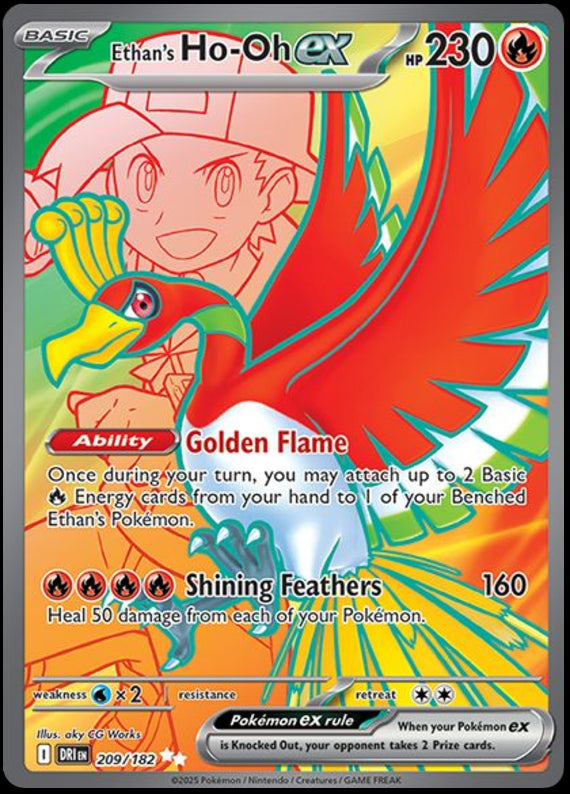 Image of Ethans Ho-Oh ex Destined Rivals (DRI) #209