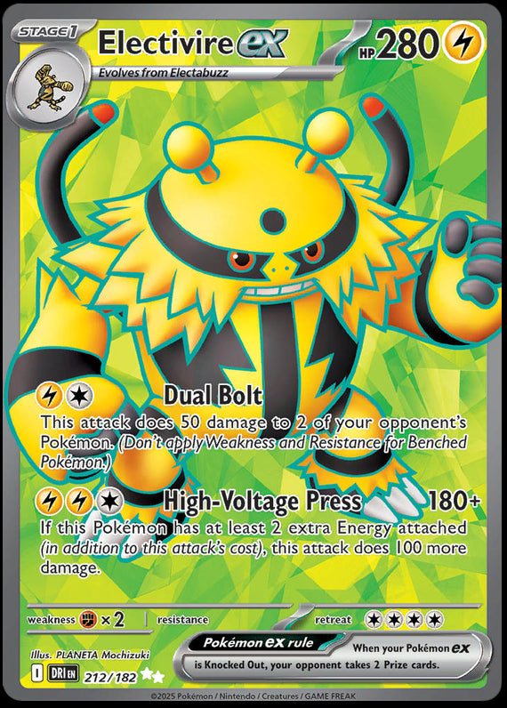 Image of Electivire ex Destined Rivals (DRI) #212