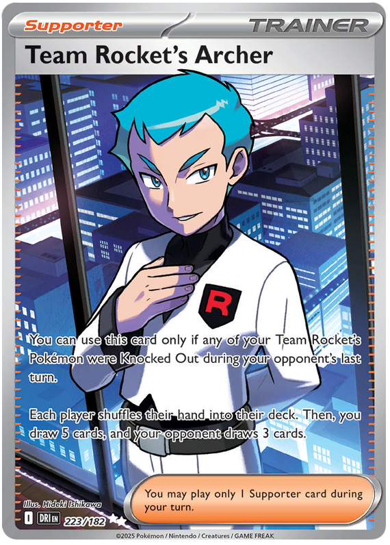 Image of Team Rockets Archer Destined Rivals (DRI) #223