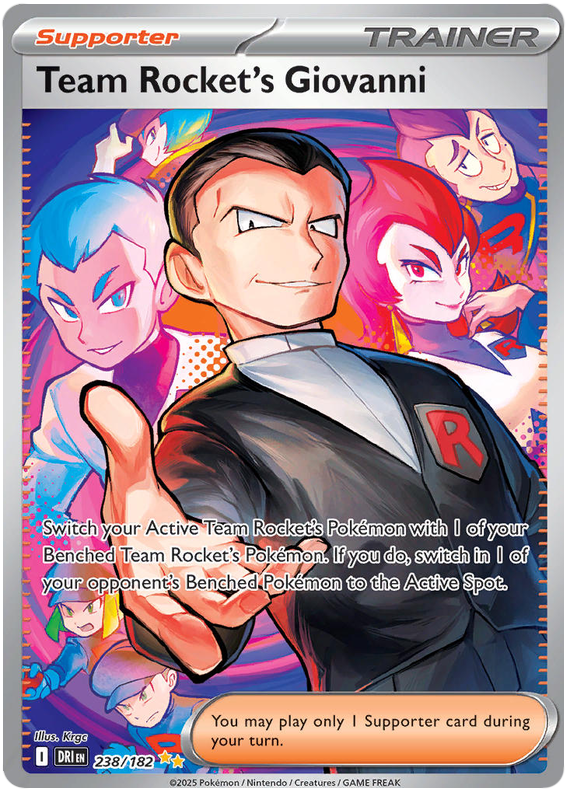 Image of Team Rockets Giovanni Destined Rivals (DRI) #238