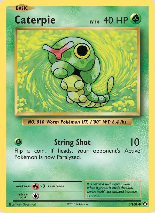 Image of Caterpie Evolutions (EVO) #3
