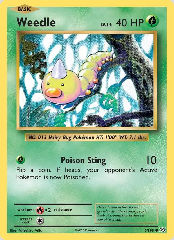 Image of Weedle Evolutions (EVO) #5