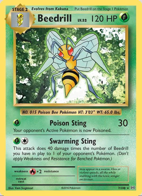 Image of Beedrill Evolutions (EVO) #7