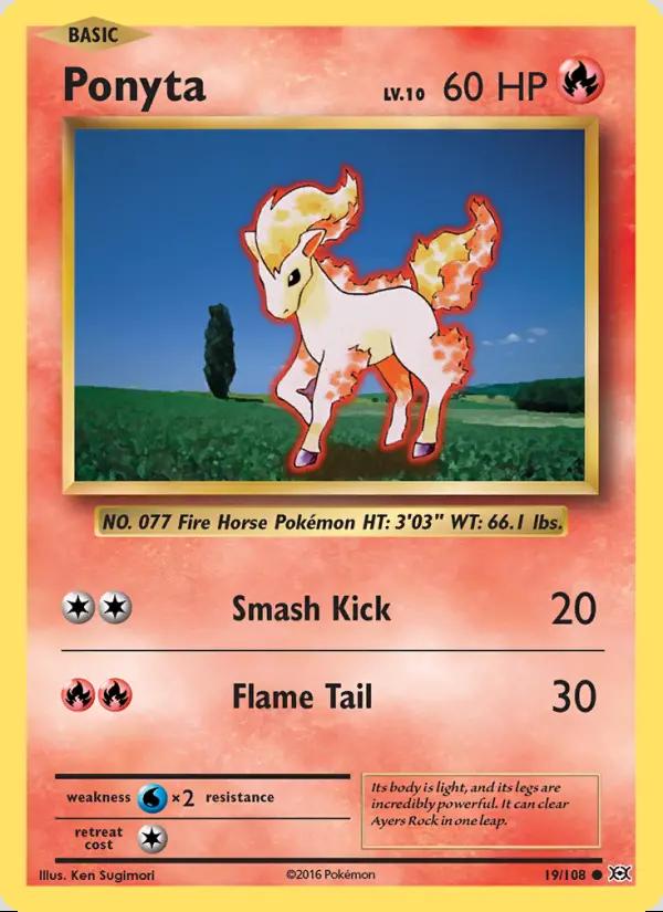 Image of Ponyta Evolutions (EVO) #19