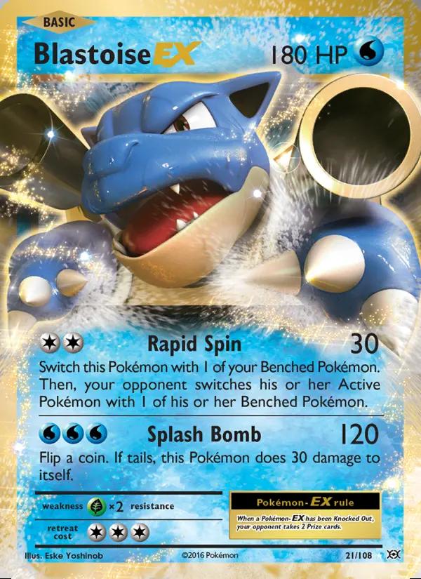 Image of Blastoise-EX Evolutions (EVO) #21