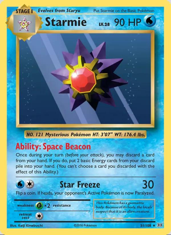 Image of Starmie Evolutions (EVO) #31