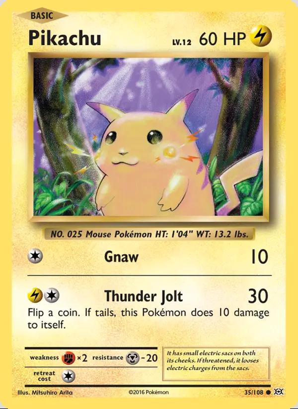 Image of Pikachu Evolutions (EVO) #35