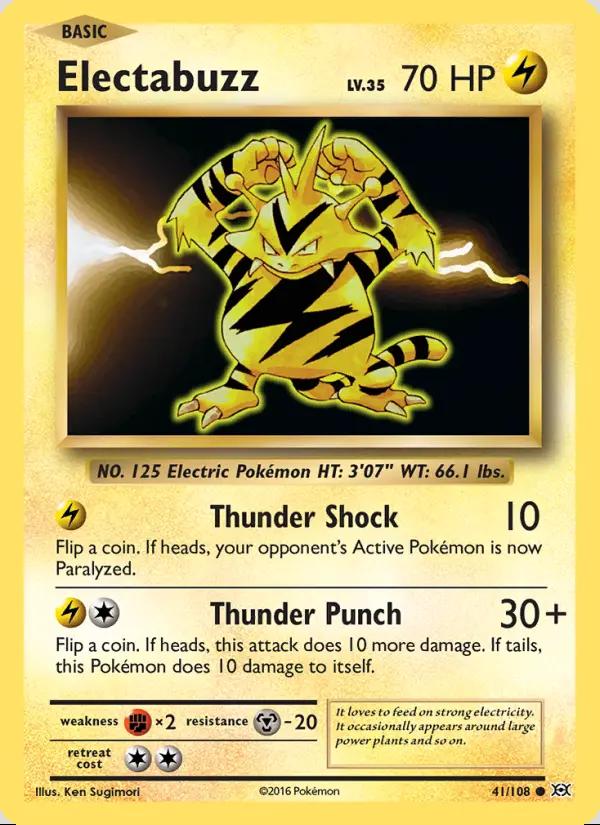 Image of Electabuzz Evolutions (EVO) #41