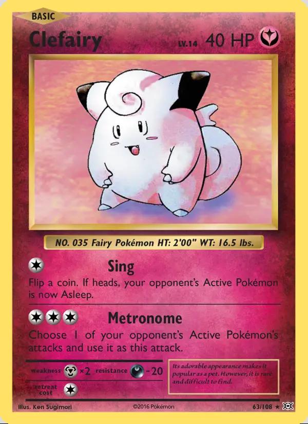 Image of Clefairy Evolutions (EVO) #63