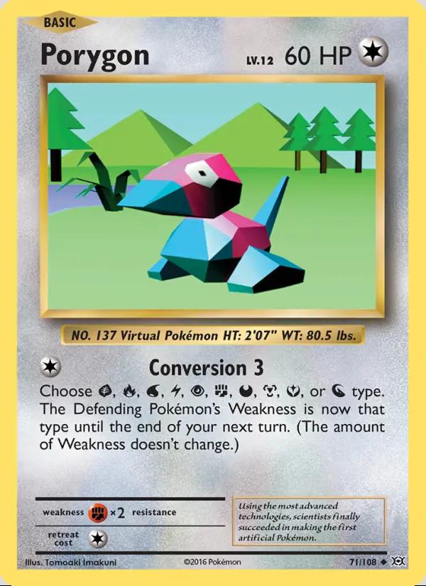 Image of Porygon Evolutions (EVO) #71