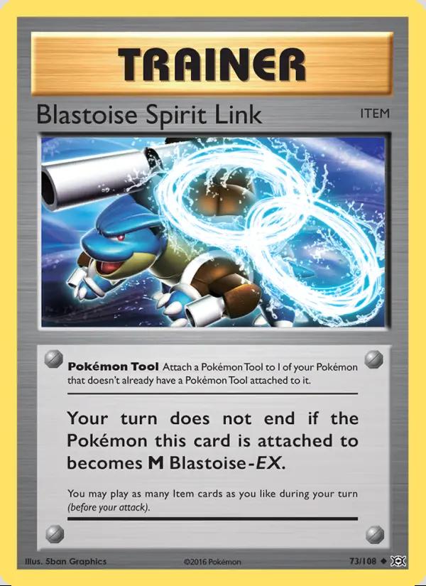 Image of Blastoise Spirit Link Evolutions (EVO) #73