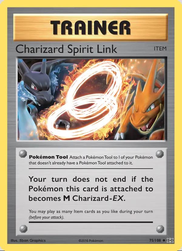 Image of Charizard Spirit Link Evolutions (EVO) #75