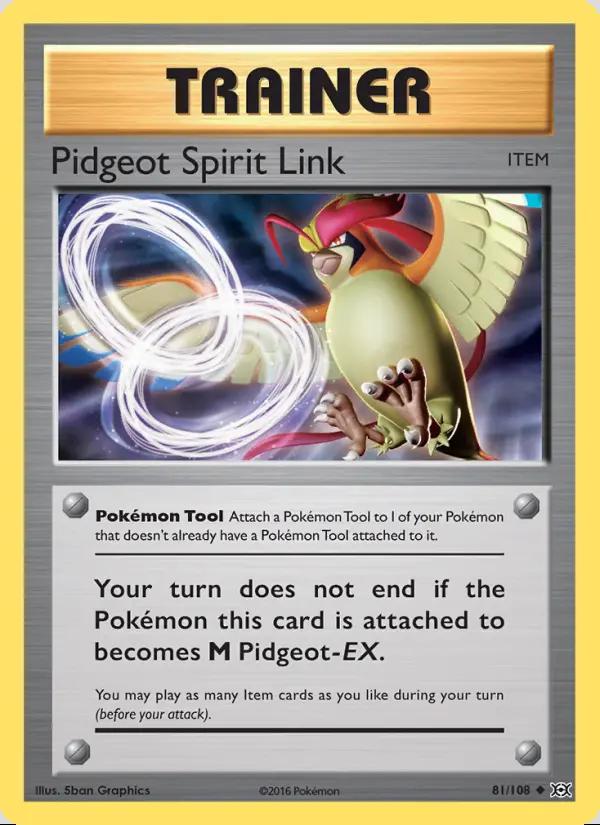 Image of Pidgeot Spirit Link Evolutions (EVO) #81
