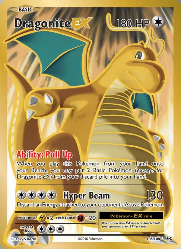 Image of Dragonite-EX Evolutions (EVO) #106