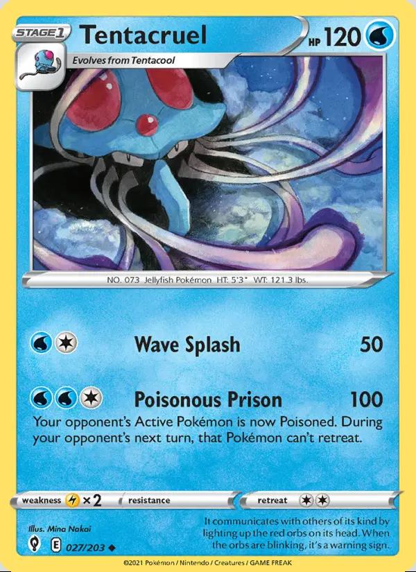 Image of Tentacruel Evolving Skies (EVS) #027