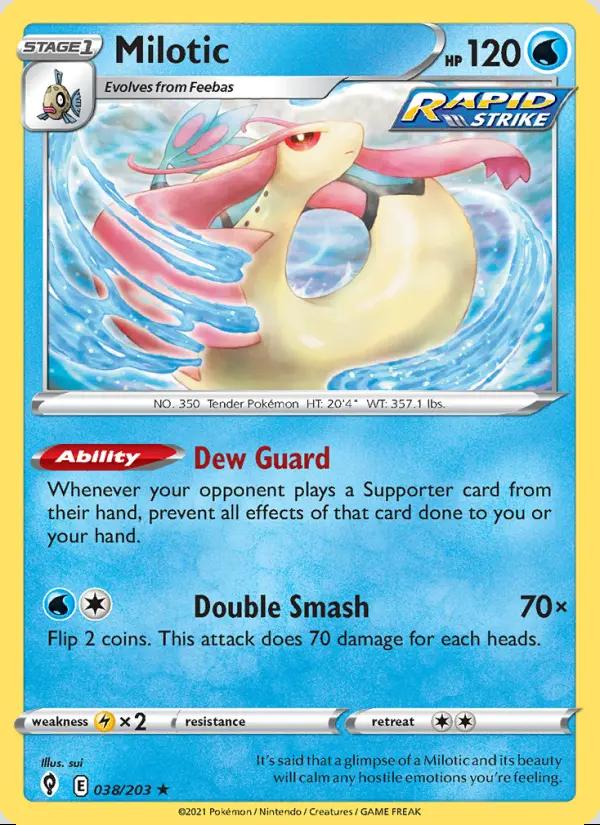 Image of Milotic Evolving Skies (EVS) #038