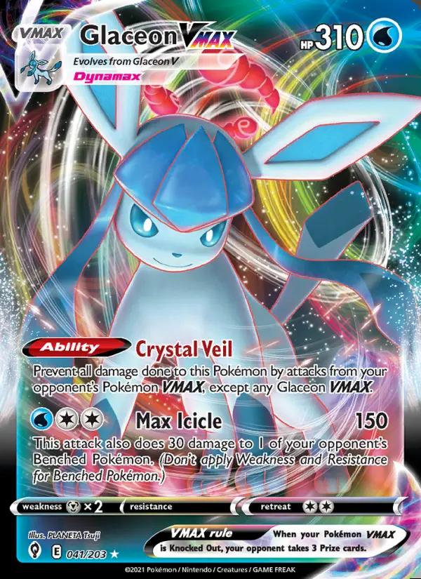 Image of Glaceon VMAX Evolving Skies (EVS) #041