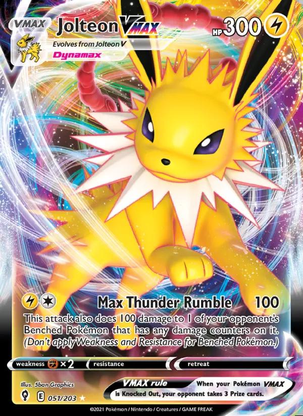 Image of Jolteon VMAX Evolving Skies (EVS) #051