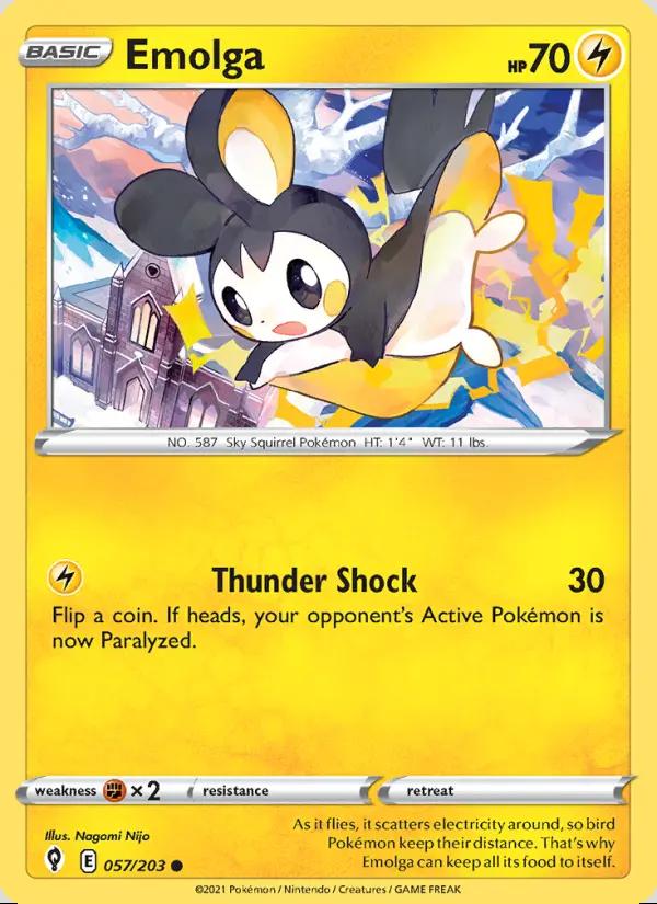 Image of Emolga Evolving Skies (EVS) #057