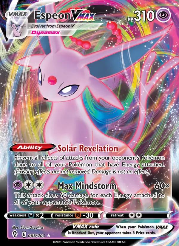 Image of Espeon VMAX Evolving Skies (EVS) #065