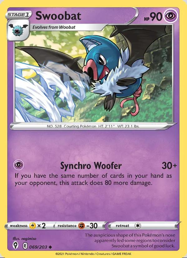 Image of Swoobat Evolving Skies (EVS) #069