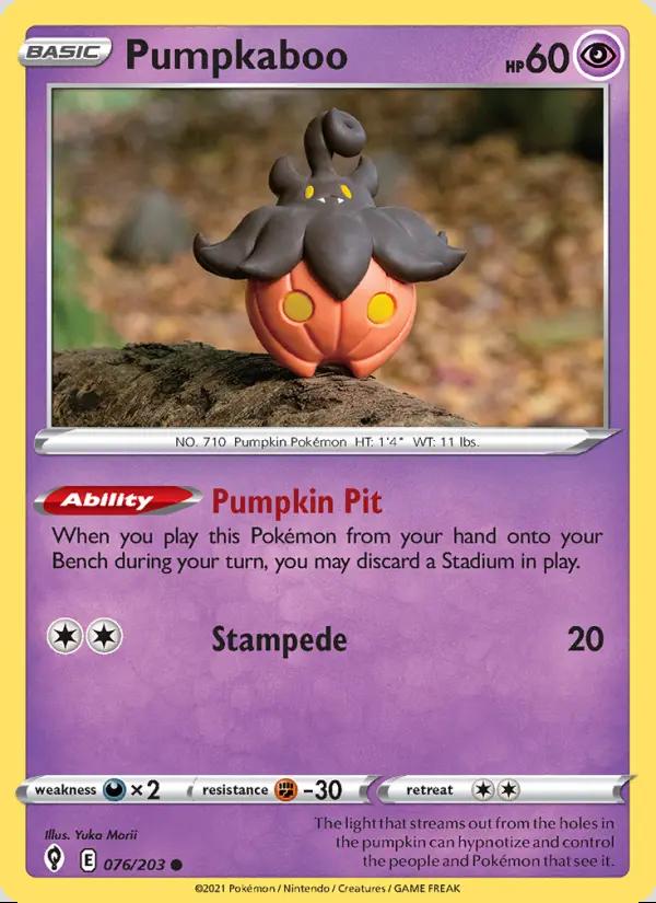 Image of Pumpkaboo Evolving Skies (EVS) #076