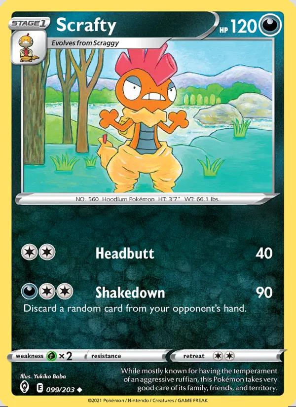 Image of Scrafty Evolving Skies (EVS) #099
