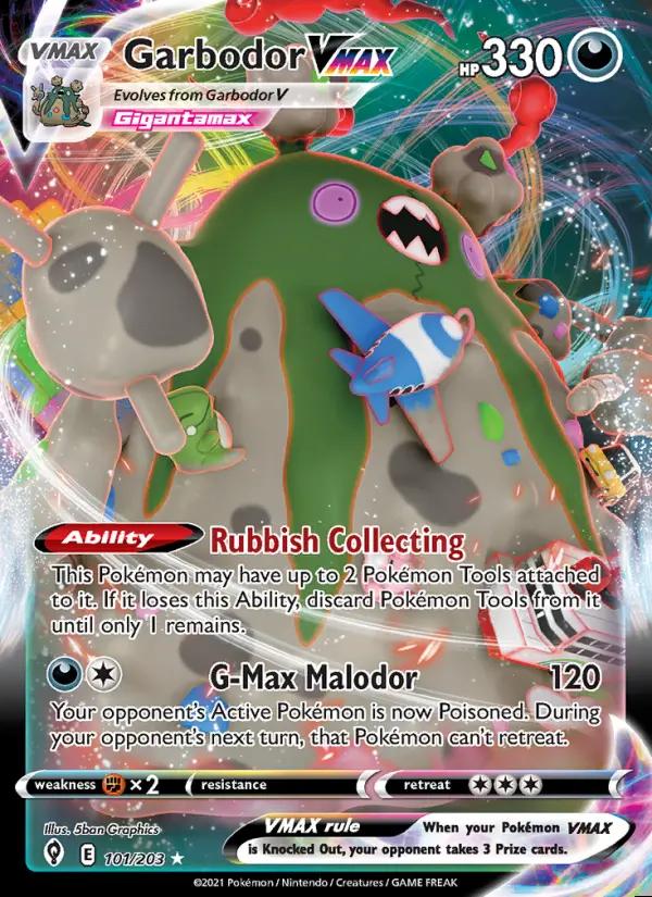 Image of Garbodor VMAX Evolving Skies (EVS) #101