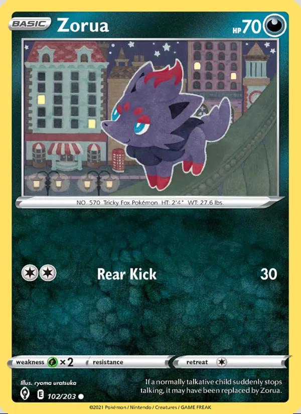 Image of Zorua Evolving Skies (EVS) #102