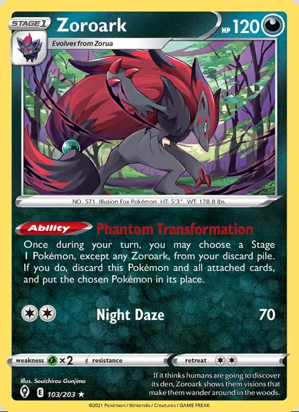 Image of Zoroark Evolving Skies (EVS) #103