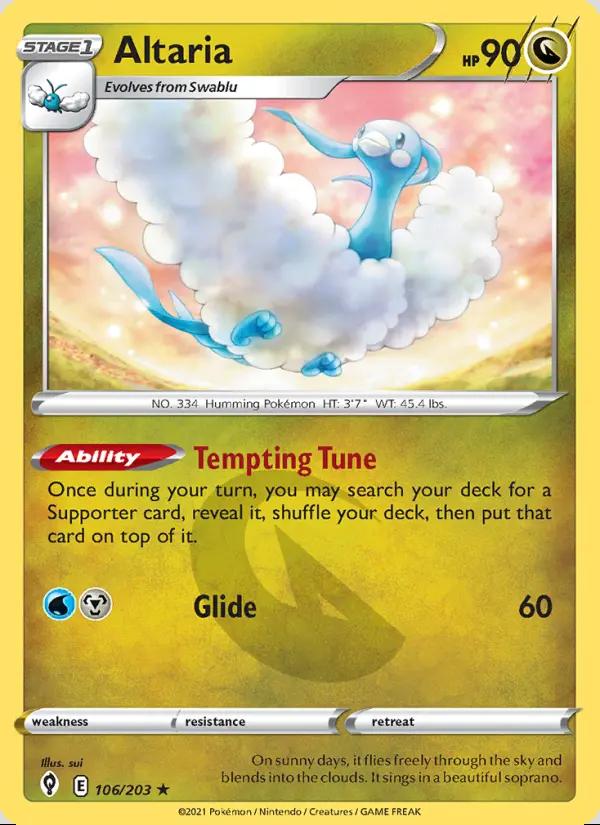 Image of Altaria Evolving Skies (EVS) #106