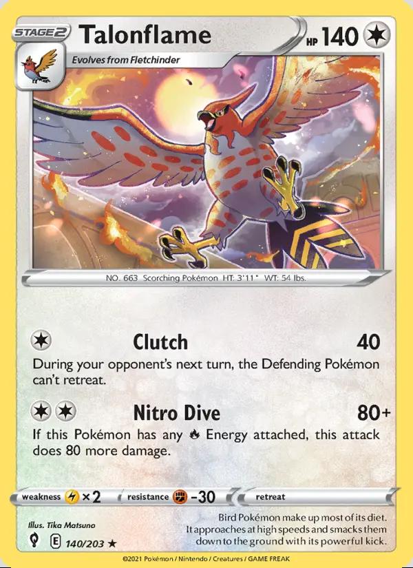 Image of Talonflame Evolving Skies (EVS) #140