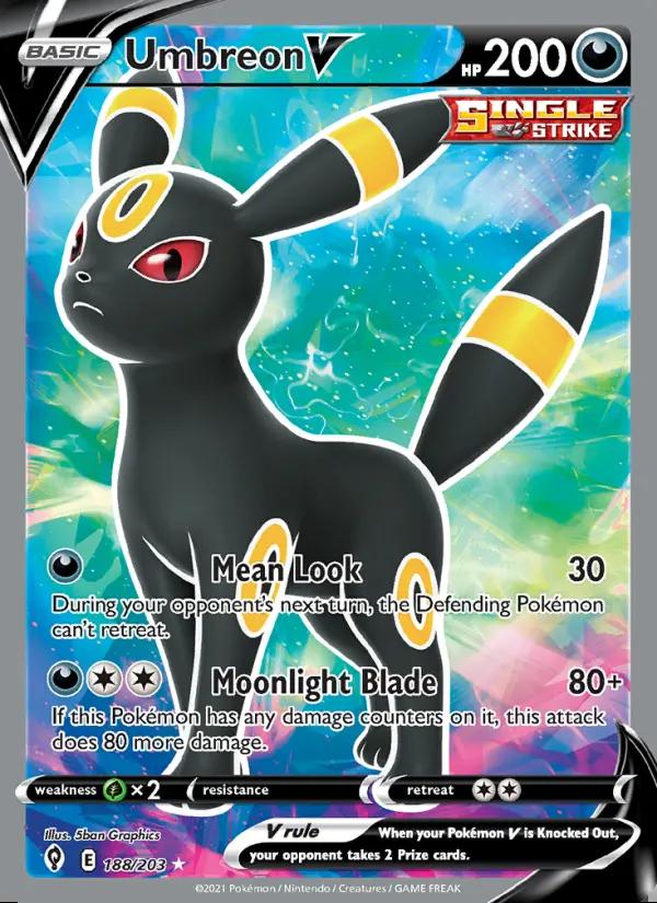 Image of Umbreon V Evolving Skies (EVS) #188