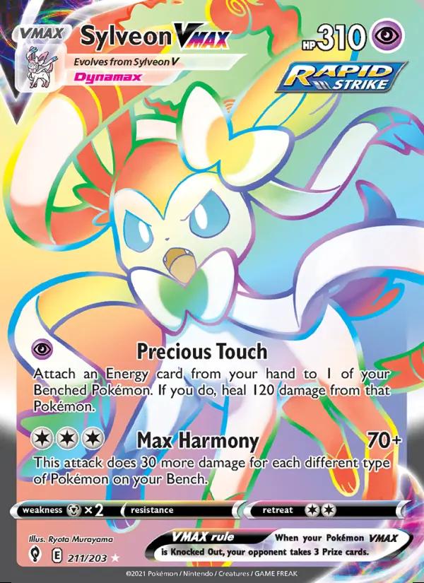 Image of Sylveon VMAX Evolving Skies (EVS) #211