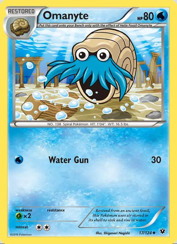 Image of Omanyte Fates Collide (FCO) #17
