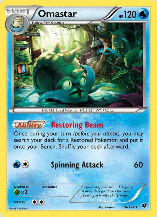 Image of Omastar Fates Collide (FCO) #18