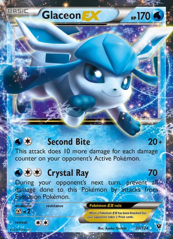 Image of Glaceon-EX Fates Collide (FCO) #20