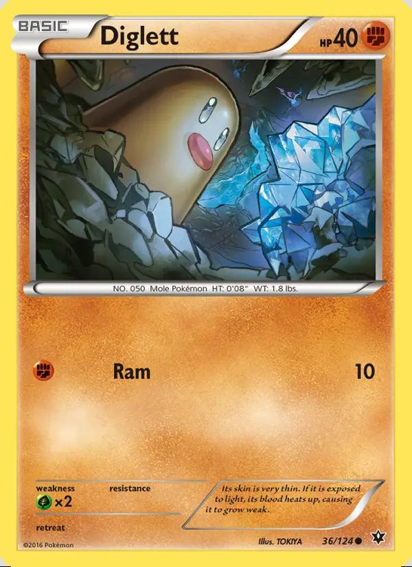 Image of Diglett Fates Collide (FCO) #36