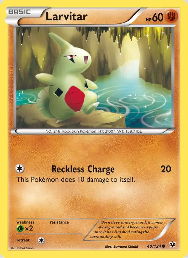 Image of Larvitar Fates Collide (FCO) #40