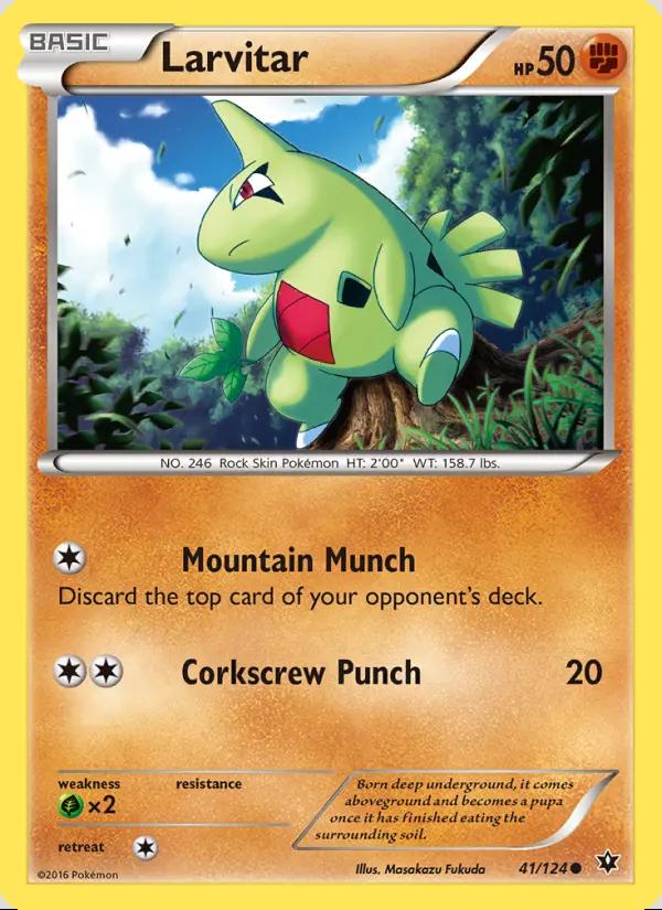 Image of Larvitar Fates Collide (FCO) #41